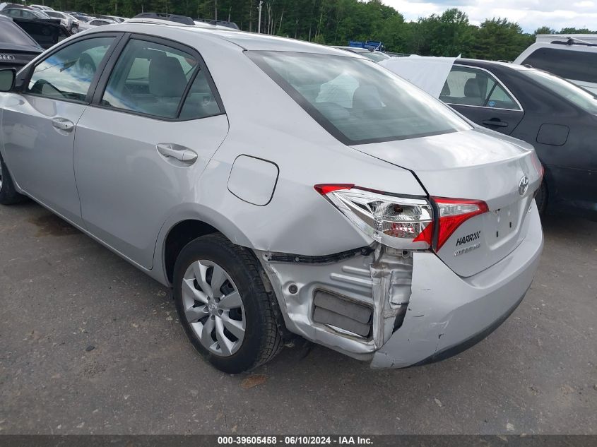 2014 Toyota Corolla Le VIN: 2T1BURHEXEC139938 Lot: 39605458