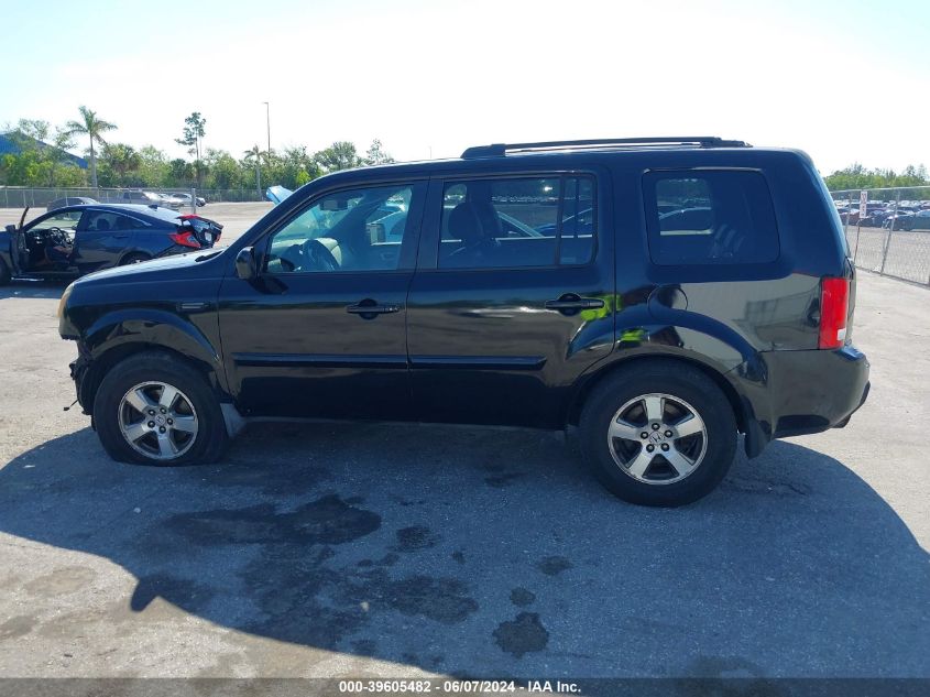 2009 Honda Pilot Ex-L VIN: 5FNYF38659B025745 Lot: 39605482