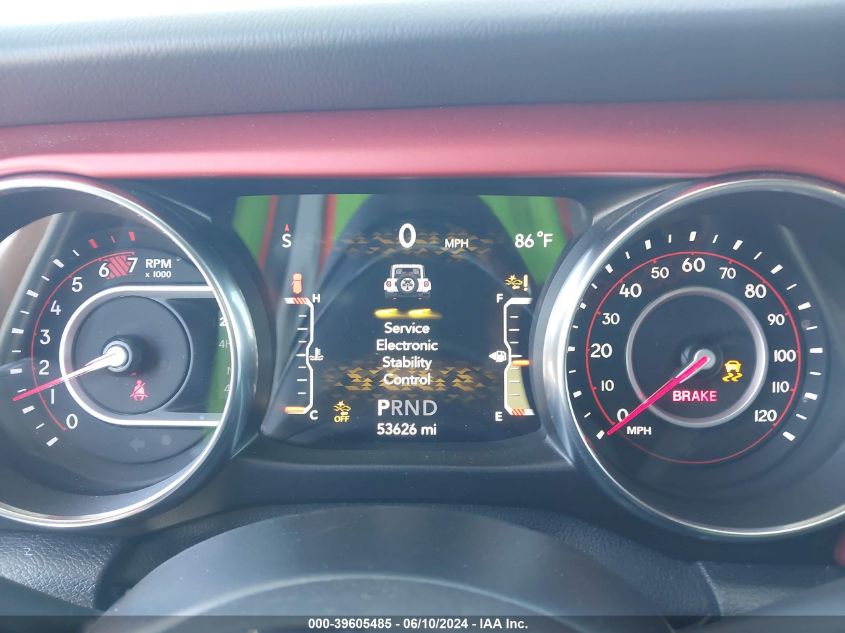 2020 Jeep Wrangler Unlimited Rubicon 4X4 VIN: 1C4HJXFN2LW133839 Lot: 39605485