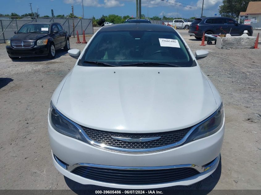 2015 Chrysler 200 Limited VIN: 1C3CCCAB9FN663315 Lot: 39605486