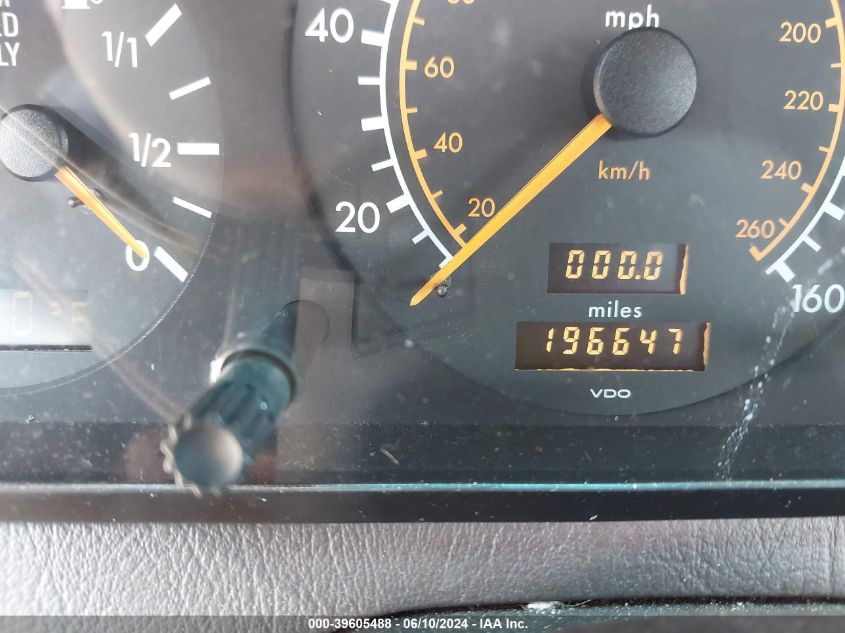 1994 Mercedes-Benz C 280 VIN: WDBHA28E7RF031976 Lot: 39605488