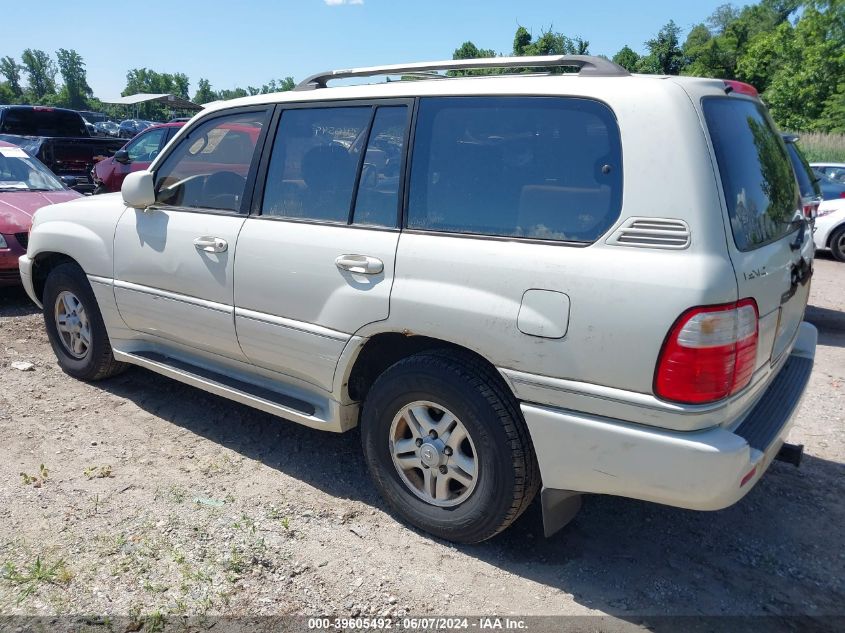 1999 Lexus Lx 470 VIN: JT6HT00W5X0028330 Lot: 39605492