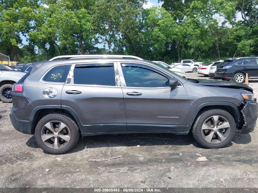 2019 Jeep Cherokee Limited 4X4 VIN: 1C4PJMDX1KD197637 Lot: 39605493