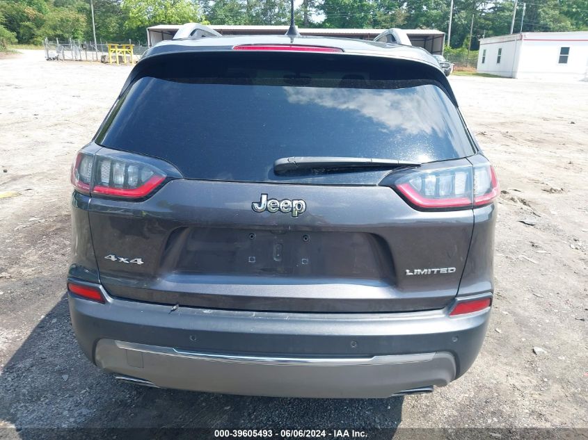 2019 Jeep Cherokee Limited 4X4 VIN: 1C4PJMDX1KD197637 Lot: 39605493