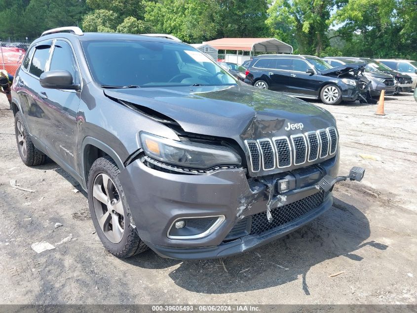 2019 Jeep Cherokee Limited 4X4 VIN: 1C4PJMDX1KD197637 Lot: 39605493