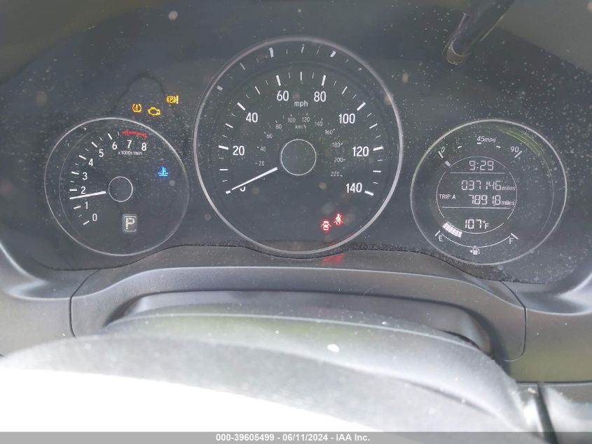 2020 Honda Hr-V 2Wd Lx VIN: 3CZRU5H3XLG700819 Lot: 39605499