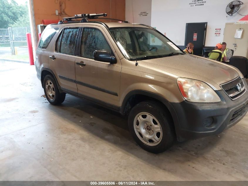 2006 Honda Cr-V Lx VIN: SHSRD68516U403163 Lot: 39605506