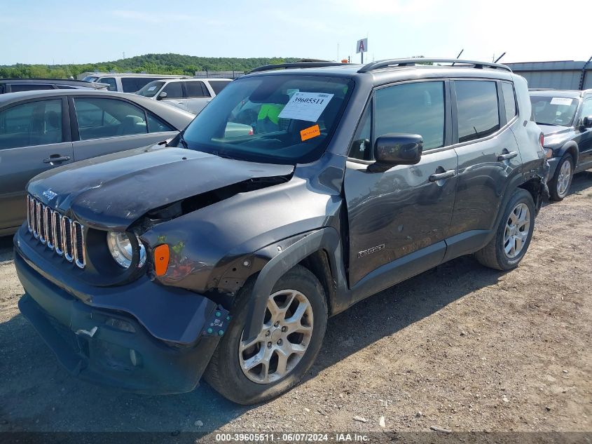 2017 Jeep Renegade Latitude VIN: ZACCJABB3HPF16096 Lot: 39605511