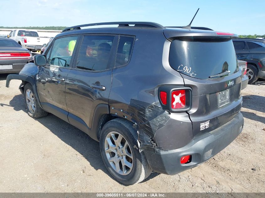 2017 Jeep Renegade Latitude VIN: ZACCJABB3HPF16096 Lot: 39605511