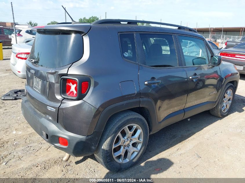 2017 Jeep Renegade Latitude VIN: ZACCJABB3HPF16096 Lot: 39605511