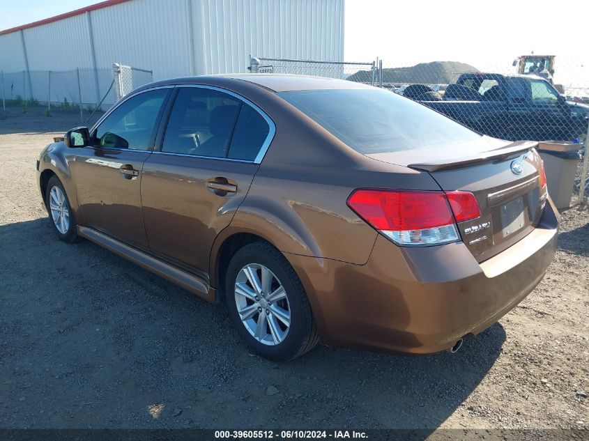 2011 Subaru Legacy 2.5I Premium VIN: 4S3BMBC68B3211778 Lot: 39605512