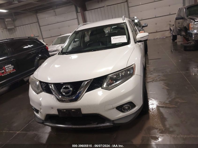 2014 Nissan Rogue Sl VIN: 5N1AT2MV0EC756412 Lot: 39605515