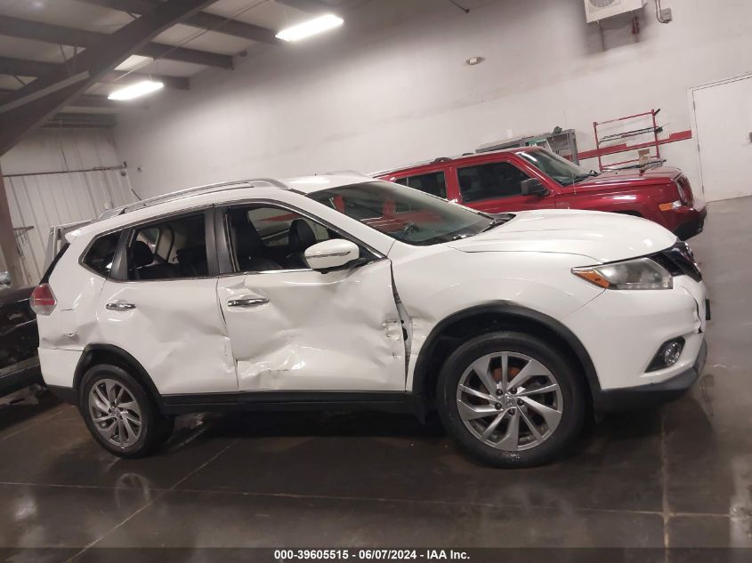 2014 Nissan Rogue Sl VIN: 5N1AT2MV0EC756412 Lot: 39605515