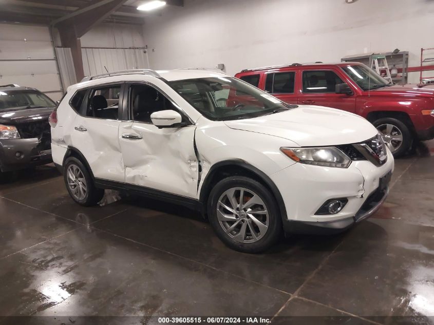 2014 Nissan Rogue Sl VIN: 5N1AT2MV0EC756412 Lot: 39605515