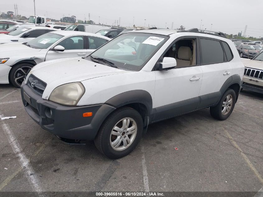 2007 Hyundai Tucson Limited/Se VIN: KM8JN12D87U612084 Lot: 39605516