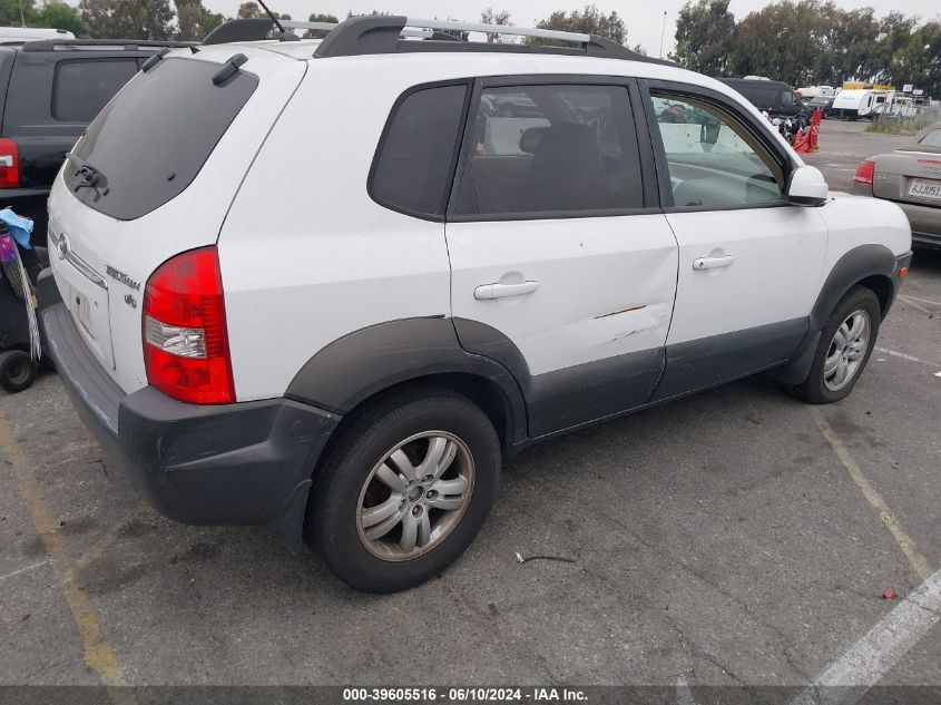 2007 Hyundai Tucson Limited/Se VIN: KM8JN12D87U612084 Lot: 39605516