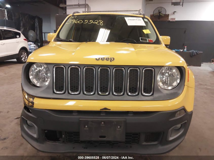 2015 Jeep Renegade Latitude VIN: ZACCJBBT6FPB37198 Lot: 39605528