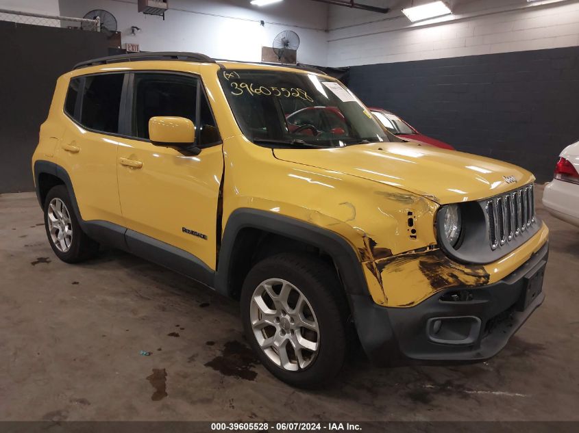 2015 Jeep Renegade Latitude VIN: ZACCJBBT6FPB37198 Lot: 39605528