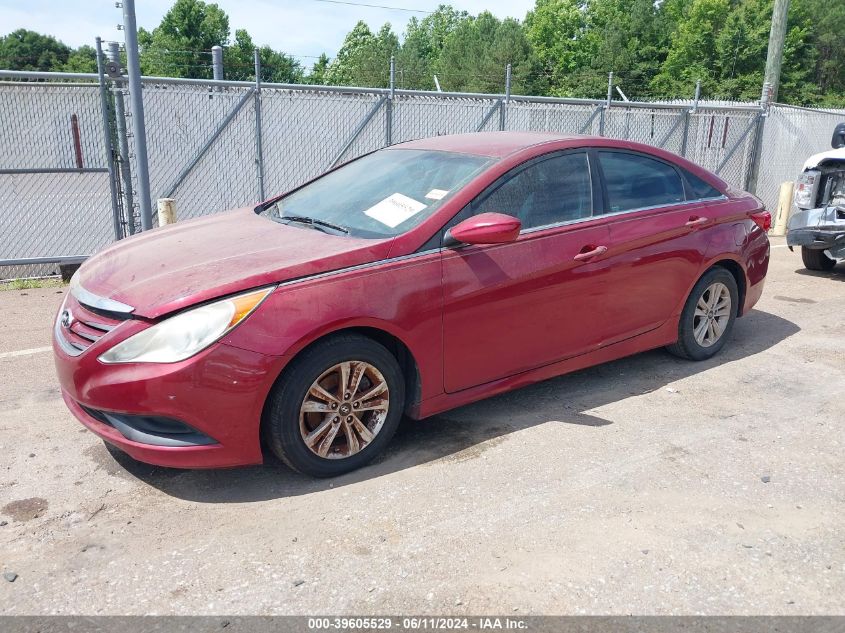 2014 Hyundai Sonata Gls VIN: 5NPEB4AC0EH838023 Lot: 39605529