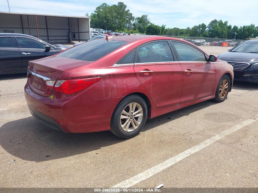 2014 Hyundai Sonata Gls VIN: 5NPEB4AC0EH838023 Lot: 39605529