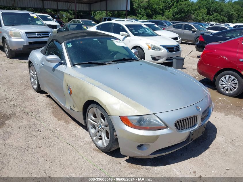 2003 BMW Z4 3.0I VIN: 4USBT534X3LT21388 Lot: 39605546