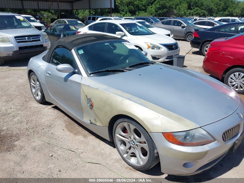 2003 BMW Z4 3.0I VIN: 4USBT534X3LT21388 Lot: 39605546