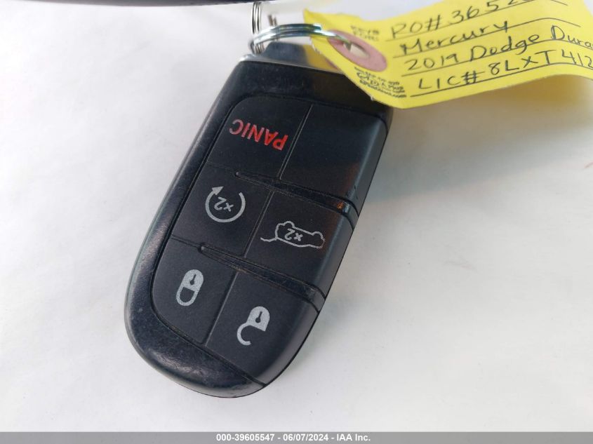 2019 Dodge Durango Gt Plus Rwd VIN: 1C4RDHDG5KC584947 Lot: 39605547