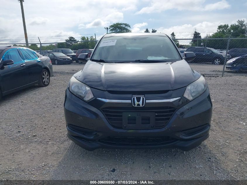 2017 Honda Hr-V Lx VIN: 3CZRU6H33HG706331 Lot: 39605550