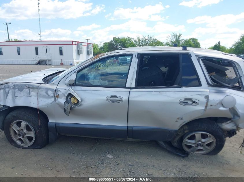 2002 Hyundai Santa Fe Gl VIN: KM8SB12B72U168575 Lot: 39605551