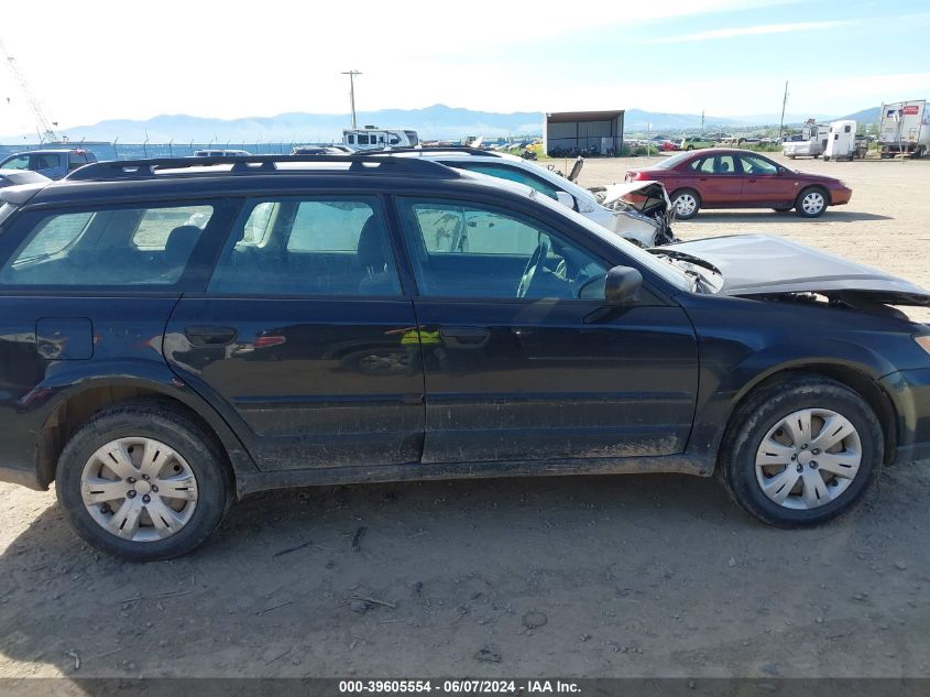 2008 Subaru Outback VIN: 4S4BP60C087352298 Lot: 39605554