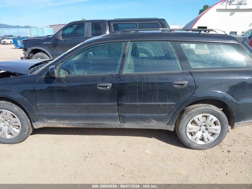 2008 Subaru Outback VIN: 4S4BP60C087352298 Lot: 39605554