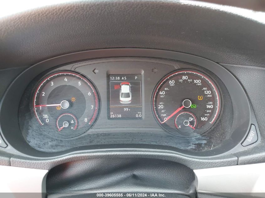 2022 Volkswagen Passat 2.0T Se VIN: 1VWSA7A31NC007808 Lot: 39605585