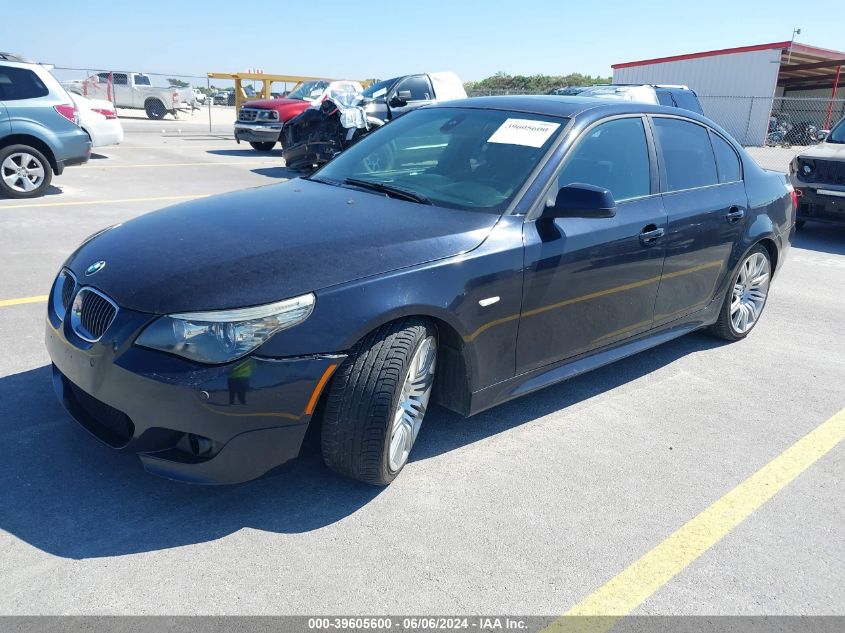 2010 BMW 550I VIN: WBANW5C52ACT57251 Lot: 39605600