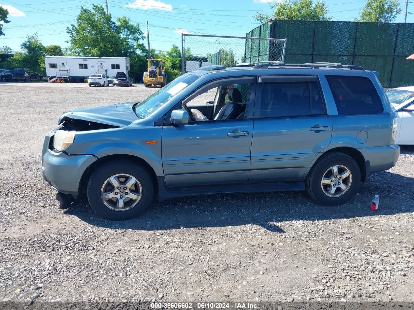 2006 Honda Pilot Ex VIN: 2HKYF18716H521037 Lot: 39605602