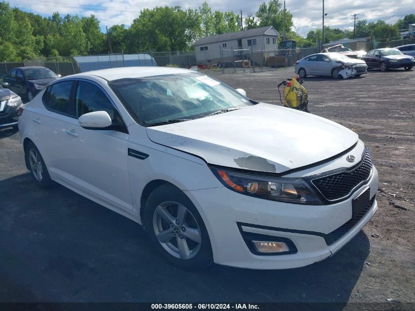 2015 Kia Optima Lx VIN: 5XXGM4A76FG388946 Lot: 39605605