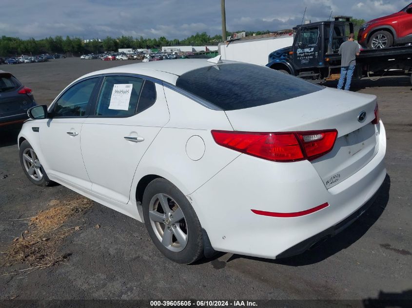 2015 Kia Optima Lx VIN: 5XXGM4A76FG388946 Lot: 39605605