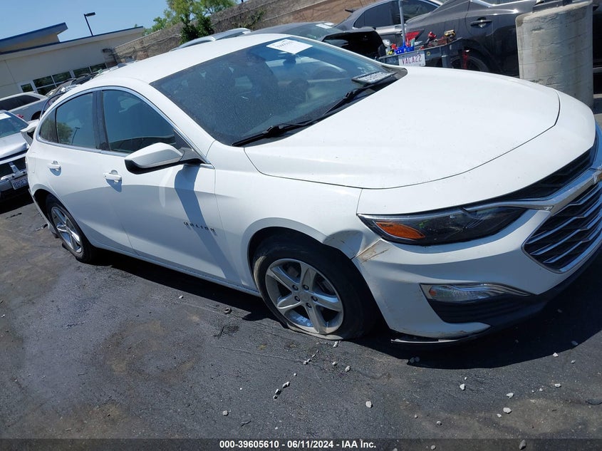 2021 Chevrolet Malibu Fwd Ls VIN: 1G1ZB5ST8MF031787 Lot: 39605610