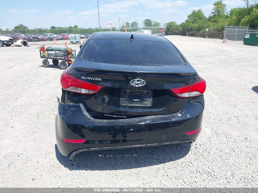 2014 Hyundai Elantra Se VIN: KMHDH4AE1EU142283 Lot: 39605650