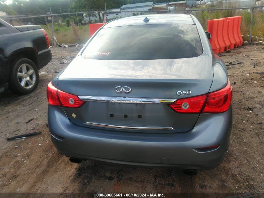 2016 Infiniti Q50 3.0T Premium VIN: JN1EV7AP7GM304654 Lot: 39605661