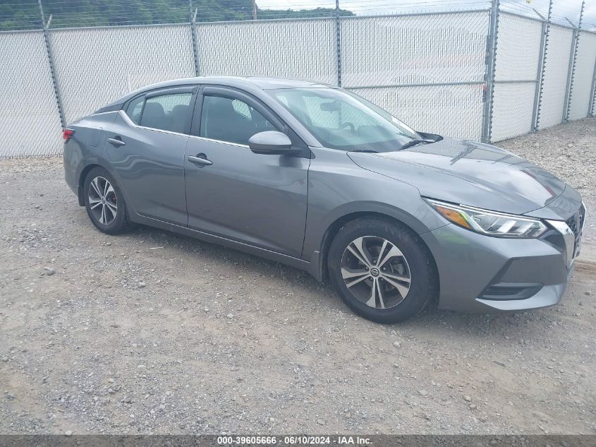 2020 Nissan Sentra Sv Xtronic Cvt VIN: 3N1AB8CVXLY205908 Lot: 39605666