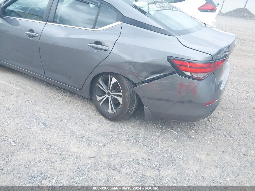 2020 Nissan Sentra Sv Xtronic Cvt VIN: 3N1AB8CVXLY205908 Lot: 39605666