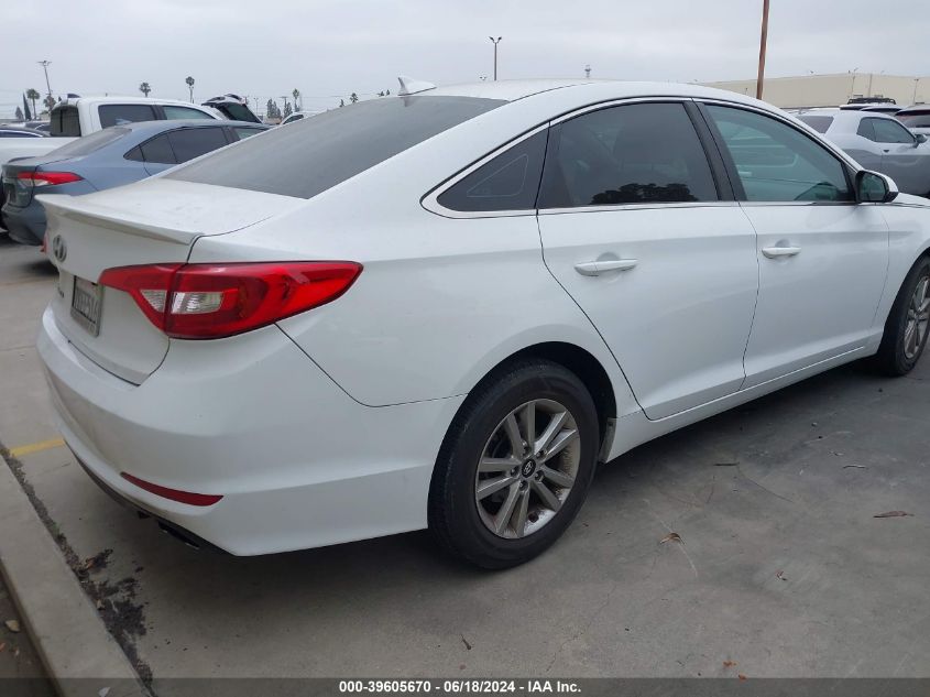 2015 HYUNDAI SONATA SE - 5NPE24AF8FH167292