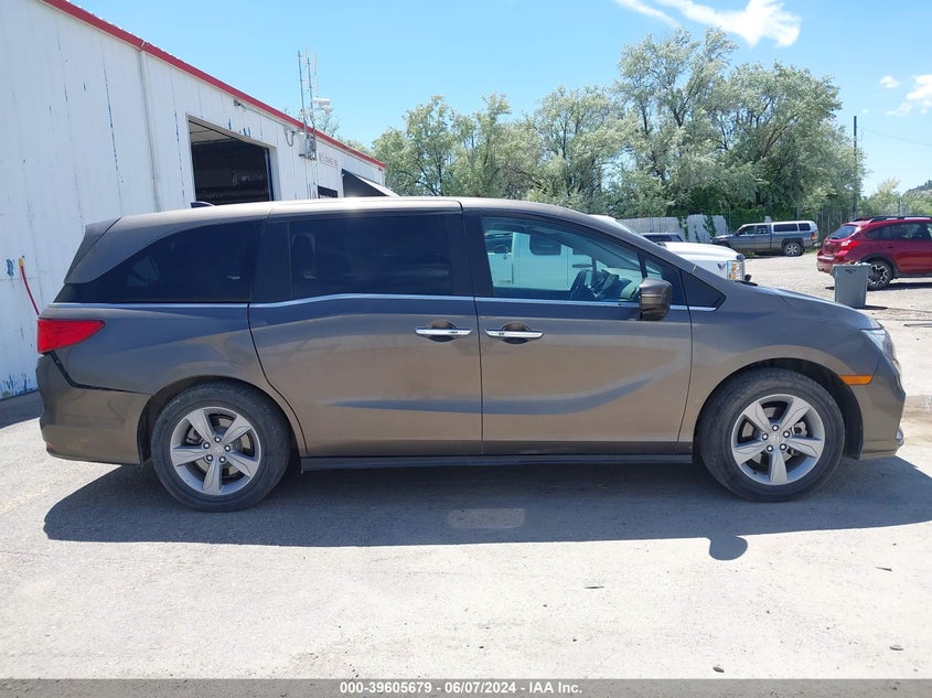 2018 Honda Odyssey Ex-L VIN: 5FNRL6H70JB087596 Lot: 39605679