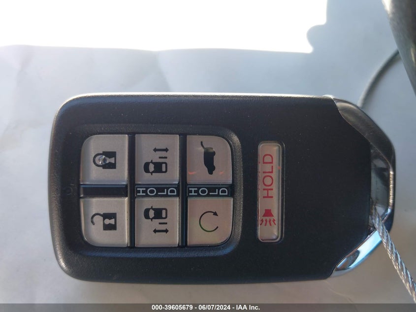 2018 Honda Odyssey Ex-L VIN: 5FNRL6H70JB087596 Lot: 39605679