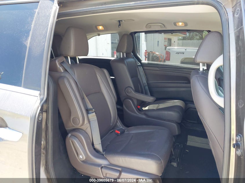 2018 Honda Odyssey Ex-L VIN: 5FNRL6H70JB087596 Lot: 39605679