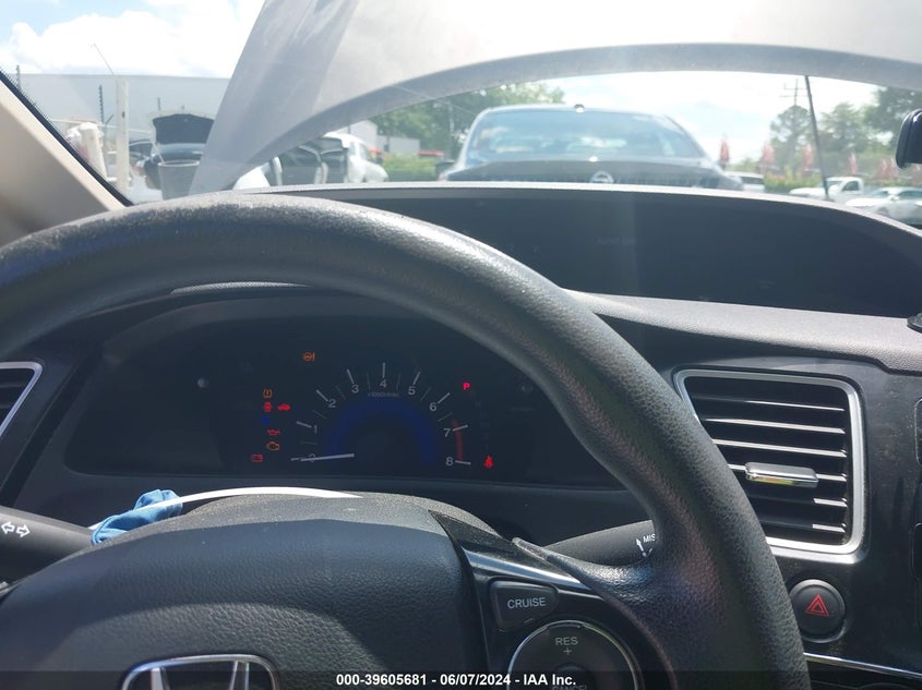 2013 Honda Civic Lx VIN: 19XFB2F59DE291467 Lot: 39605681