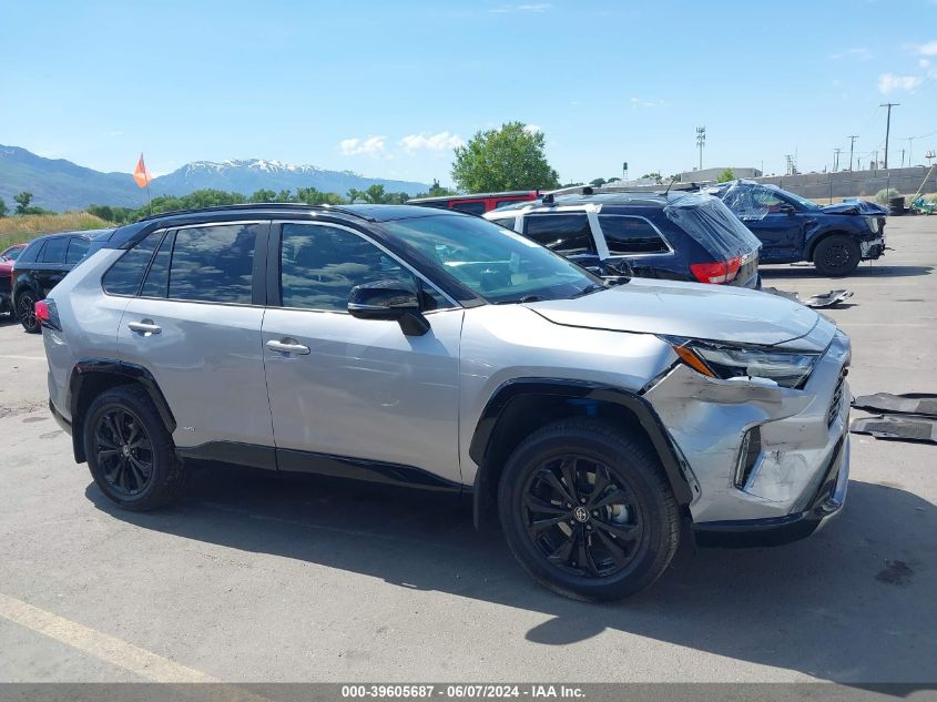 2022 Toyota Rav4 Xse Hybrid VIN: 4T3E6RFV8NU069050 Lot: 39605687