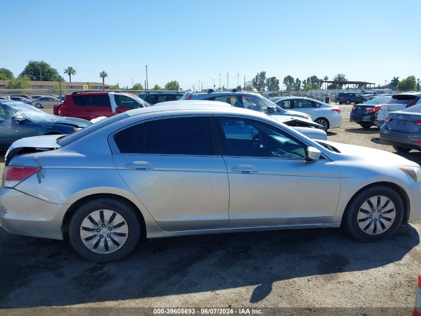 2010 Honda Accord 2.4 Lx VIN: 1HGCP2F30AA031865 Lot: 39605693