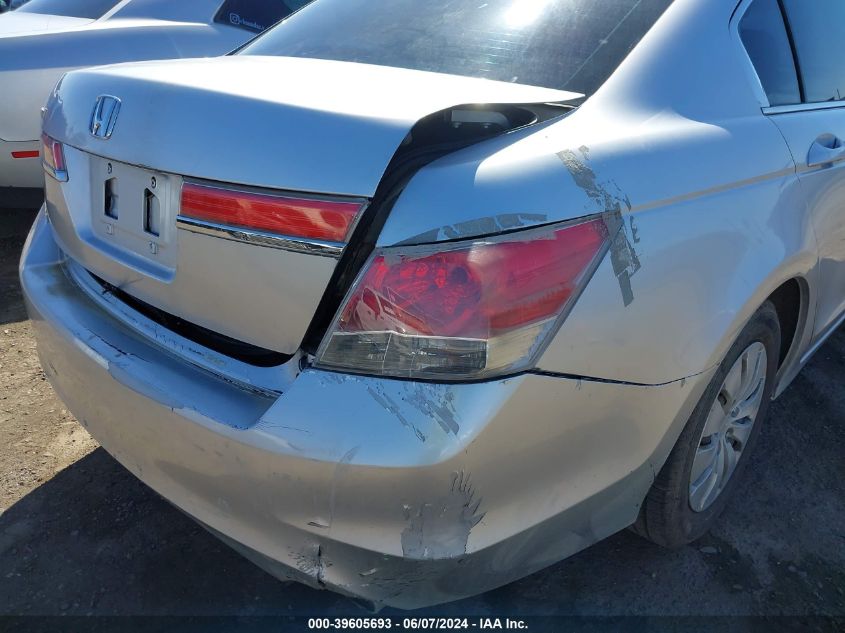 2010 Honda Accord 2.4 Lx VIN: 1HGCP2F30AA031865 Lot: 39605693