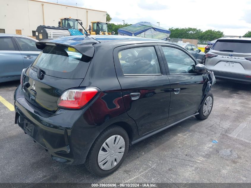 2022 Mitsubishi Mirage Es/Le VIN: ML32AUHJ0NH003020 Lot: 39605696